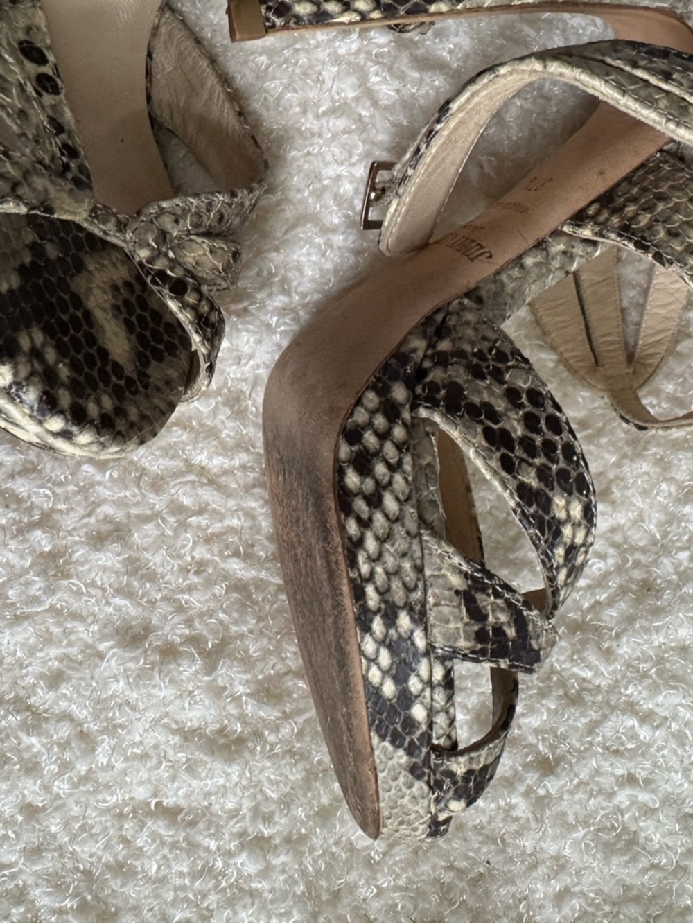 Jimmy Choo Nina Python Heels - Picture 7 of 10